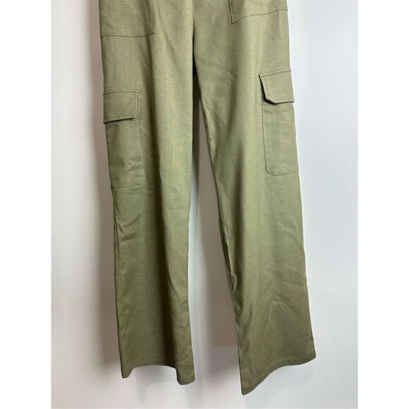 Olive green cargo pants - Picture 4 of 8